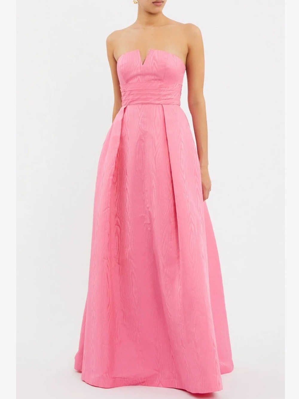 Rebecca Vallance Carmelita Pink Strapless Corset Gown US10 Evening Occasion